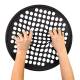 CanDo® 10-0875 Web Hand Exerciser, Latex-Free, 14" Diameter, X-Heavy Resistance, Black - Two-Hand Use