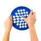 CanDo® 10-0884 Web Hand Exerciser, Latex-Free, 7" Diameter, Heavy Resistance, Blue - Stretched