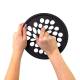 CanDo® 10-0885 Web Hand Exerciser, Latex-Free, 7" Diameter, X-Heavy Resistance, Black - Twisted