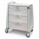 Capsa AVPCL10-CSHPL-D103 Avalo PCL Punch Card Medication Cart with 4 Drawers, Key Lock, Pure Lime Accent Color