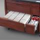 Capsa Avalo Woodblend PCXL Punch Card Medication Cart - Open Drawers (Contents NOT included)