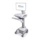 Capsa Trio™ LT Mobile Computing Workstation - Left Facing View (Monitor, Keyboard, and Mouse are Not Included)