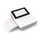 Bionet Cardio Q50 12-Channel Interpretive ECG with 8" Touch Screen and WiFi - ECG Only, Right Angle View, Printing