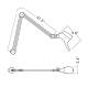 Burton Medical CARLW Carelite LED Exam Light Wall Mounted - Drawing