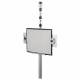 Phillips Safety CAS-MB-38479 Easy Slide Cassette Holder - Cassette Positioned in the Highest Setting, Left Angled View (Please Note: Cassette is Sold Separately)
