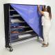 Casco C-Matt™ Medical Cart and Rack Cover with Zipper, Blue Bruin Vinyl (Cart and Instruments are Not Included)