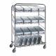 Pedigo CDS-160 Instrument Container Wash Cart - 49" W x 26" D x 67" H (Hospital accessories are not included)