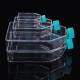Nest Scientific Cell Culture Flask with Cap, Tissue Culture Treated, Sterile - Side View Stacked