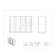 Poltex CELLCUL4 Cell Culture Plate Organizer - 4 Slot, Dimensions