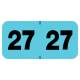 Arden Label CFYM-27-T4 Control-O-Fax Compatible CFYM Series 2027 Year Labels - Size 3/4" H x 1 1/2" W