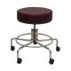 Creative Living Medical CHM8036-01MRI Non-Magnetic Stool with 2" Dual Wheel Casters, 16" to 22" Height Adjustable