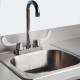 Cabinet Option- Sink with Gooseneck Faucet, Wing Levers