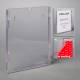 Poltex CLEANSIG-T Clean Room Sign Sleeve - 0.60" Depth, High Bond Tape Mount (Sample sign not included.)