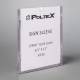 Poltex CLEANSIG Clean Room Sign Sleeve (Sample sign not included.)
