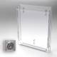 Poltex CLEANSIGDP-M Clean Room Sign Sleeve - 1" Depth, Magnet Mount