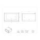Poltex CLNWIP Clean Room Wipe Dispenser - Dimensions