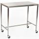 MCM Stainless Steel Instrument Table with H-Brace