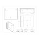 Poltex CONICRCK Conical Tube Rack Holder - Dimensions