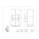 Poltex CRYO14 Cryo Box Holder - 14 Box Capacity, Dimensions