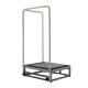 Reina Imaging CS1 Clear Single Step Imaging Foot Stool - Back Left Angle View