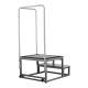 Reina Imaging CS2 Clear Two Step Imaging Foot Stool - Back Left Angle View
