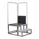 Reina Imaging CS2 Clear Two Step Imaging Foot Stool - With Digital Radiography Panel (Digital Radiography Panel is Not Included)