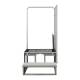 Reina Imaging CS2 Clear Two Step Imaging Foot Stool - With Digital Radiography Panel On Right Side (Digital Radiography Panel is Not Included)