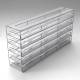 Poltex CSR5,58,27,131 Cold Storage Clear PETG Rack with Sliding Drawer - 5-Tier