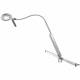 Waldmann D15757150 Visiano 10-1 Exam Light 34.3" Gooseneck Arm - Rail Mounted (Please Note: Railings Not Included)