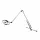 Waldmann D15953150 OPTICLUX 10-2 P TX LED Magnifier Light with Double Arm, Wood Light - Rail Mounted