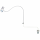 Waldmann D15990130 HALUX N30-1 P SV LED Exam Light with 38.6" Gooseneck Arm, Side Mount - Wall Extension Mounted