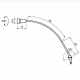 Waldmann HALUX N30-1 P SGH LED Exam Light with 38.6" Gooseneck Arm, Rear Mount (Base Joint) - Dimensions in Millimeter