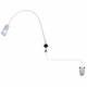 Waldmann D15993130 HALUX N30-1 P SGH LED Exam Light with 38.6" Gooseneck Arm, Rear Mount (Base Joint) - Wall Extension Mounted