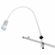 Waldmann D15993150 HALUX N30-1 P SGH LED Exam Light with 38.6" Gooseneck Arm, Rear Mount (Base Joint) - Rail Mounted (Please Note: Railings Not Included)