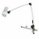 Waldmann D15994950 HALUX N30-1 P F1 LED Reading Light with 32.3" Articulating Double Arm - Rail Mounted (Please Note: Railings Not Included)