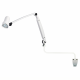 Waldmann D16045130 HALUX N50-1 P FX LED Exam Light with 33.5" Articulating Double Arm - Wall Extension Mounted