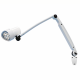 Waldmann D16046120 HALUX N50-3 P FX LED Exam Light with 33.5" Articulating Double Arm, 5 Dimming Levels, and 3 Color Shades - Wall Mounted