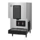 Hoshizaki DCM-271BAK-OS OptiServe™ Series Air-Cooled Countertop Mini Cubelet Ice and Water Dispenser with Built-In Storage Bin, Up to 286 lb/24-Hour Ice Production - Right Angle View