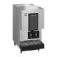 Hoshizaki DCM-271BAK-OS OptiServe™ Series Air-Cooled Countertop Mini Cubelet Ice and Water Dispenser with Built-In Storage Bin, Up to 286 lb/24-Hour Ice Production - Top Left Angle View