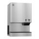 Hoshizaki DCM-300BAK Air-Cooled Countertop Mini Cubelet Ice and Water Dispenser with Built-In Storage Bin, Up to 343 lb/24-Hour Ice Production - Left Angle View