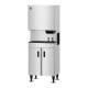 Hoshizaki DCM-500BAK-OS OptiServe™ Series Air-Cooled Countertop Small Cubelet Ice and Water Dispenser with Built-In Storage Bin, Up to 597 lb/24-Hour Ice Production - On Dispenser Stand Right Angle View (Dispenser Stand is Sold Separately)