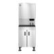 Hoshizaki DCM-500BWK-OS OptiServe™ Series Water-Cooled Countertop Small Cubelet Ice and Water Dispenser with Built-In Storage Bin, Up to 610 lb/24-Hour Ice Production - On Dispenser Stand (Dispenser Stand is Sold Separately)