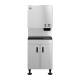 Hoshizaki DCM-500BWK Water-Cooled Countertop Small Cubelet Ice and Water Dispenser with Built-In Storage Bin, Up to 610 lb/24-Hour Ice Production - On Dispenser Stand (Dispenser Stand is Sold Separately)