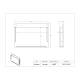 Poltex DECOCHART-W Deco Chart Holder - Dimensions