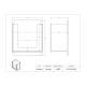 Poltex DECODBLMSK-W Deco Double Mask Holder - Dimensions