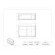 Poltex DECOPAPRTWL-W Deco Tri-Fold Paper Towel Dispenser - Dimensions