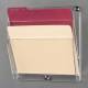 Poltex DECOVRTFILE2-W Deco Vertical Wall File, 2 Pocket (Folders are Not Included)