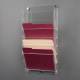 Poltex DECOVRTFILE6-W Deco Vertical Wall File, 6 Pocket (Folders are Not Included)