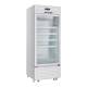 So-Low DHK4-10GD Standard Refrigerator with Digital Data Logger, Painted Steel Exterior, 4 Wire Shelves, 1 Wire Basket, Single Glass Door - 11.12 Cubic Feet