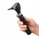 ADC Diagnostix™ 5410 3.5V Portable Diagnostic Set with LED Lamp and Plug-In Battery Handle, Standard Otoscope and Coax/Coax Plus Ophthalmoscope - Otoscope Actual Size in Hand with Disposable Specula Attached